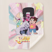 Steven Universe | Crystal Gem Group Huddle Sherpadecke (Vorderseite)
