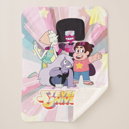 Steven Universe | Crystal Gem Group Huddle Sherpadecke (Vorderseite)