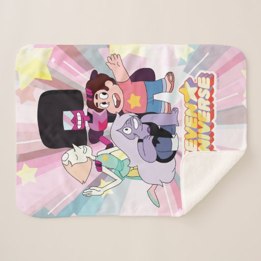 Steven Universe | Crystal Gem Group Huddle Sherpadecke (Vorderseite (Horizontal))