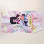 Steven Universe | Crystal Gem Group Huddle Strandtuch (Vorderseite)