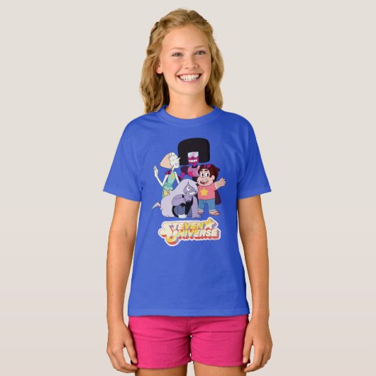 Steven Universe | Crystal Gem Group Huddle T-Shirt (Vorne ganz)