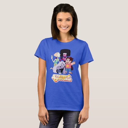 Steven Universe | Crystal Gem Group Huddle T-Shirt (Vorne ganz)