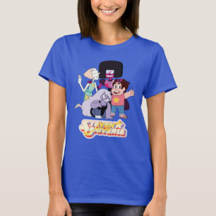 Steven Universe   Crystal Gem Group Huddle T-Shirt