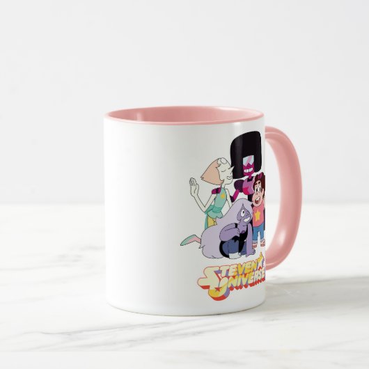 Steven Universe | Crystal Gem Group Huddle Tasse (VorderseiteRechts)