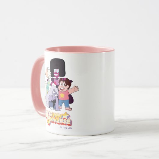 Steven Universe | Crystal Gem Group Huddle Tasse (Vorderseite Links)