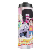 Steven Universe | Crystal Gem Group Huddle Thermosbecher (Vorderseite)
