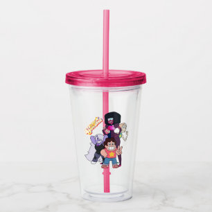 Steven Universe   Crystal Gem Group Pose Acryltrinkbecher