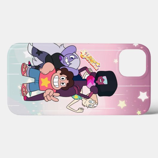 Steven Universe | Crystal Gem Group Pose Case-Mate iPhone Hülle (Rückseite (Horizontal))
