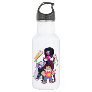 Steven Universe Crystal Gem Group Pose Edelstahlflasche