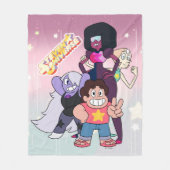Steven Universe | Crystal Gem Group Pose Fleecedecke (Vorderseite)