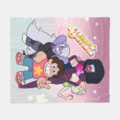 Steven Universe | Crystal Gem Group Pose Fleecedecke (Vorderseite (Horizontal))