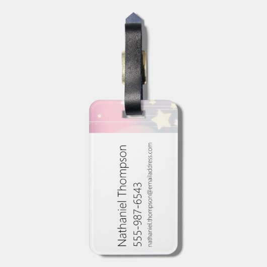 Steven Universe | Crystal Gem Group Pose Gepäckanhänger (Rückseite vertikal)