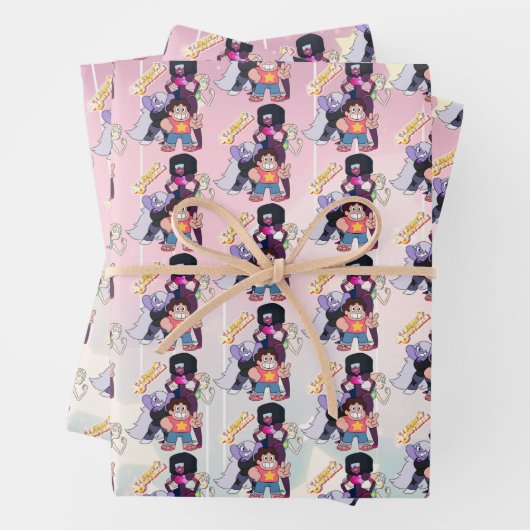 Steven Universe | Crystal Gem Group Pose Geschenkpapier Set (Beispiel)