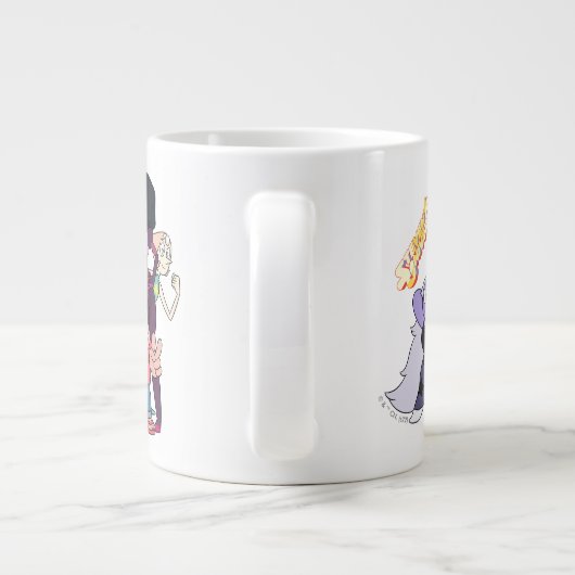 Steven Universe | Crystal Gem Group Pose Jumbo-Tasse (Rückseite)