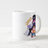 Steven Universe | Crystal Gem Group Pose Jumbo-Tasse (Vorderseite Rechts)