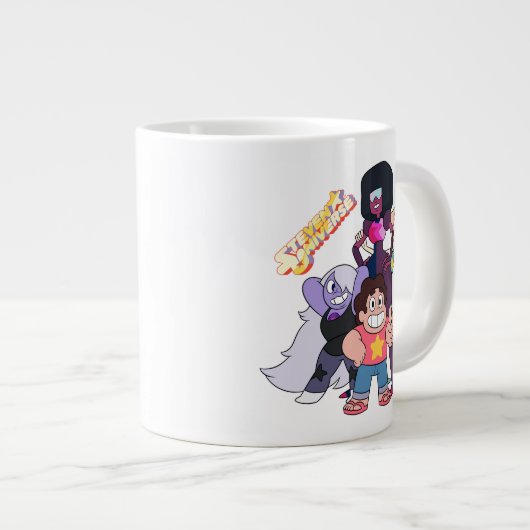 Steven Universe | Crystal Gem Group Pose Jumbo-Tasse (Vorderseite Rechts)
