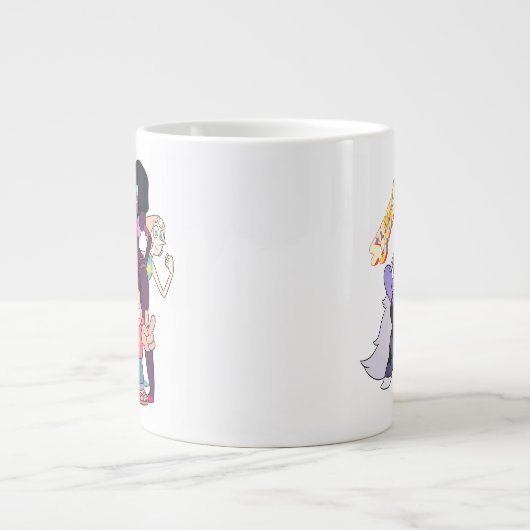 Steven Universe | Crystal Gem Group Pose Jumbo-Tasse (Vorderseite)