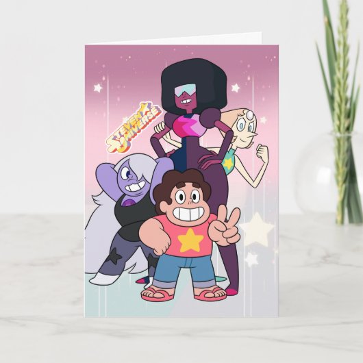 Steven Universe | Crystal Gem Group Pose Karte (Vorderseite)