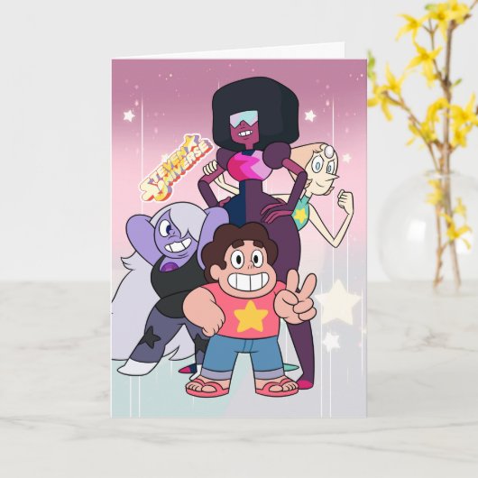 Steven Universe | Crystal Gem Group Pose Karte (Gelbe Blume)