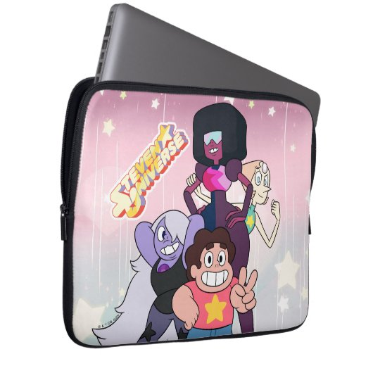 Steven Universe | Crystal Gem Group Pose Laptopschutzhülle (Vorne Rechts)