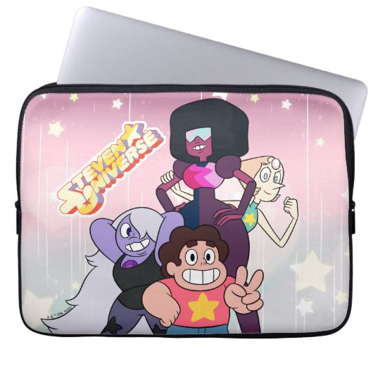 Steven Universe | Crystal Gem Group Pose Laptopschutzhülle (Vorderseite)