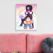 Steven Universe | Crystal Gem Group Pose Leinwanddruck (Insitu (Wohnzimmer))