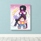 Steven Universe | Crystal Gem Group Pose Leinwanddruck (Insitu (Holzboden))