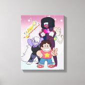 Steven Universe | Crystal Gem Group Pose Leinwanddruck (Vorderseite)