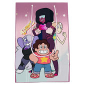 Steven Universe | Crystal Gem Group Pose Mittlere Geschenktüte (Rückseite)