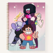Steven Universe | Crystal Gem Group Pose Notizblock (Vorderseite)