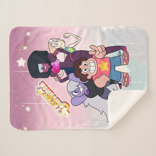 Steven Universe | Crystal Gem Group Pose Sherpadecke (Vorderseite (Horizontal))