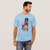 Steven Universe | Crystal Gem Group Pose T-Shirt (Vorne ganz)