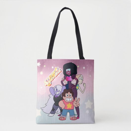 Steven Universe | Crystal Gem Group Pose Tasche (Vorderseite)