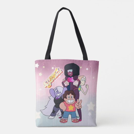 Steven Universe | Crystal Gem Group Pose Tasche (Rückseite)