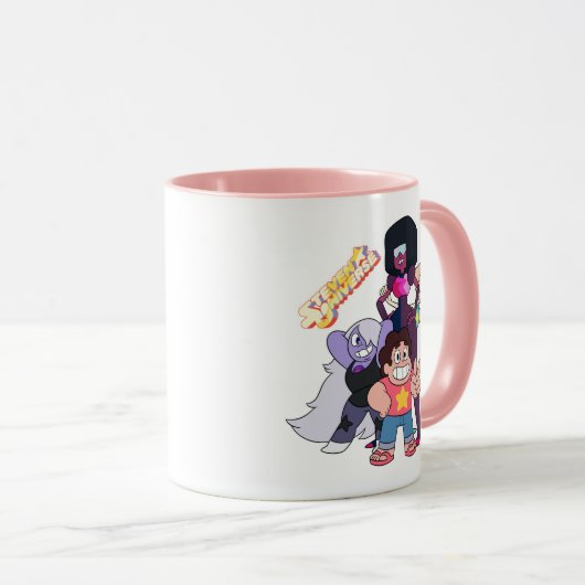 Steven Universe | Crystal Gem Group Pose Tasse (VorderseiteRechts)