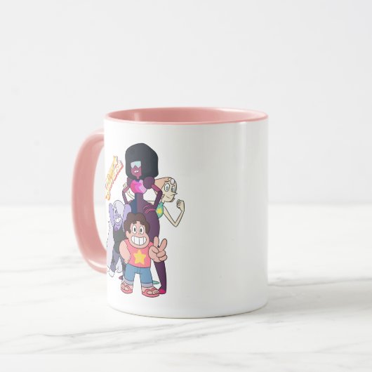 Steven Universe | Crystal Gem Group Pose Tasse (Vorderseite Links)