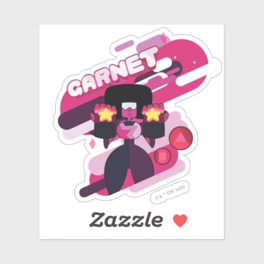 Steven Universe | Garnet Character Graphic Aufkleber (Blatt)