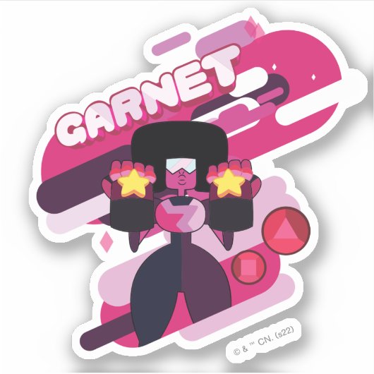 Steven Universe | Garnet Character Graphic Aufkleber (Vorderseite)