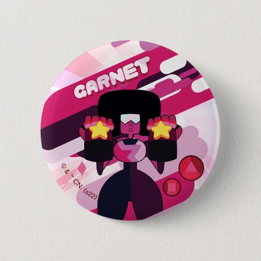Steven Universe | Garnet Character Graphic Button (Vorderseite)