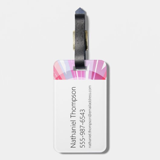 Steven Universe | Garnet Character Graphic Gepäckanhänger (Rückseite vertikal)