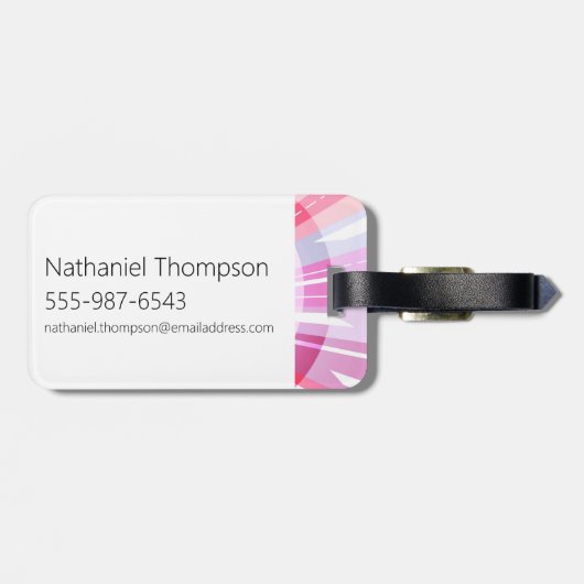 Steven Universe | Garnet Character Graphic Gepäckanhänger (Rückseite horizontal)