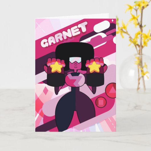 Steven Universe | Garnet Character Graphic Karte (Gelbe Blume)