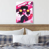 Steven Universe | Garnet Character Graphic Leinwanddruck (Insitu (Schlafzimmer))