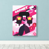 Steven Universe | Garnet Character Graphic Leinwanddruck (Insitu (Holzboden))