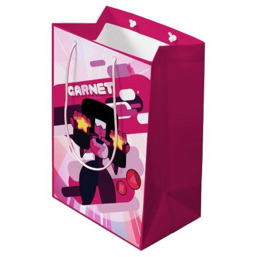 Steven Universe | Garnet Character Graphic Mittlere Geschenktüte (Rückseite Schrägansicht)
