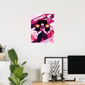 Steven Universe | Garnet Character Graphic Poster (Heimbüro)