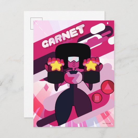 Steven Universe | Garnet Character Graphic Postkarte (Vorne/Hinten)