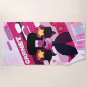 Steven Universe | Garnet Character Graphic Strandtuch (Vorderseite)