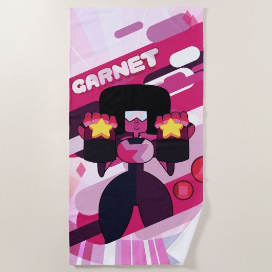 Steven Universe | Garnet Character Graphic Strandtuch (Vorderseite)