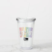 Steven Universe - Liebe kommt in allen Farben Acryltrinkbecher (Rückseite)